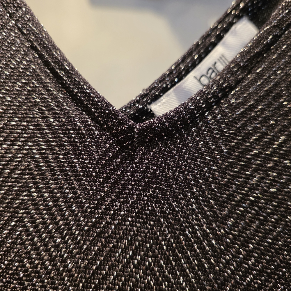 Elegant Black Sleeveless Top, BAR III - Picture 3 of 4